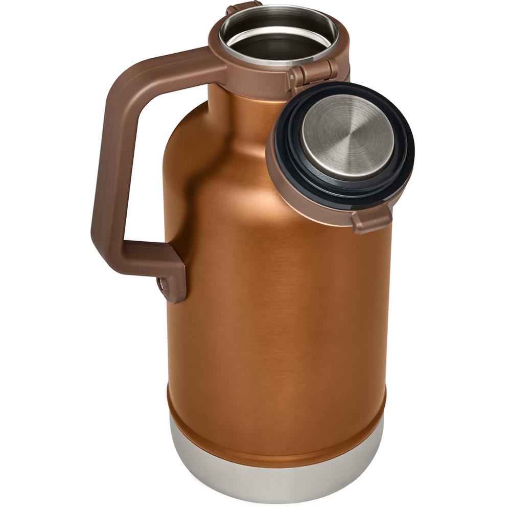 Brown Stanley Classic Easy-Pour Insulated Beer Growler | 64 OZ Water Bottles | 80349YLAU