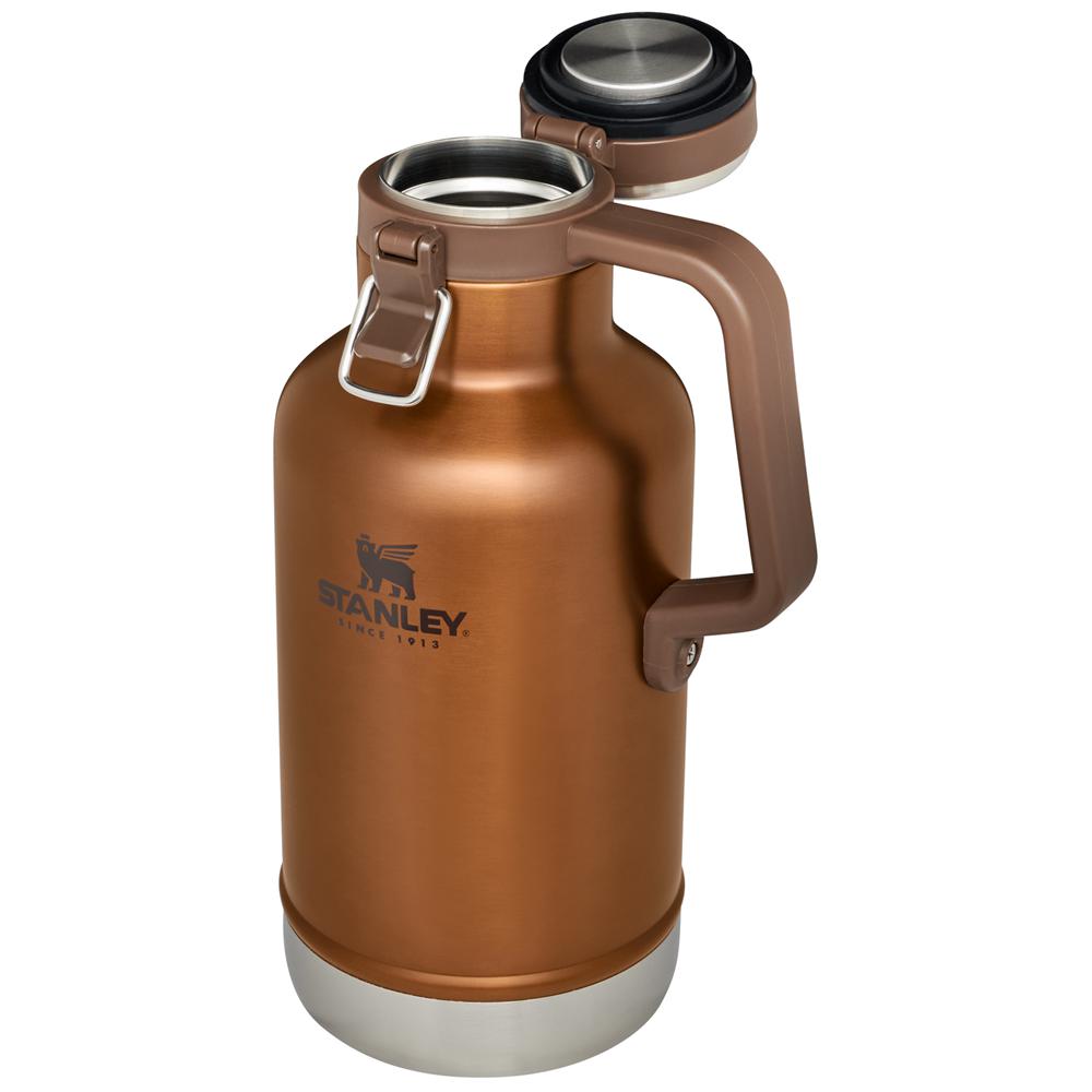 Brown Stanley Classic Easy-Pour Insulated Beer Growler | 64 OZ Water Bottles | 80349YLAU