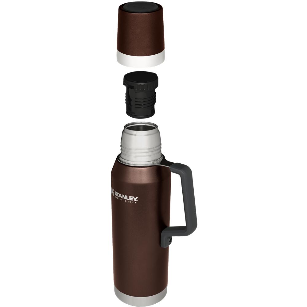 Brown Stanley Master Unbreakable Thermal Water Bottle | 1.4 QT Vacuum Bottles | 08734KHCA