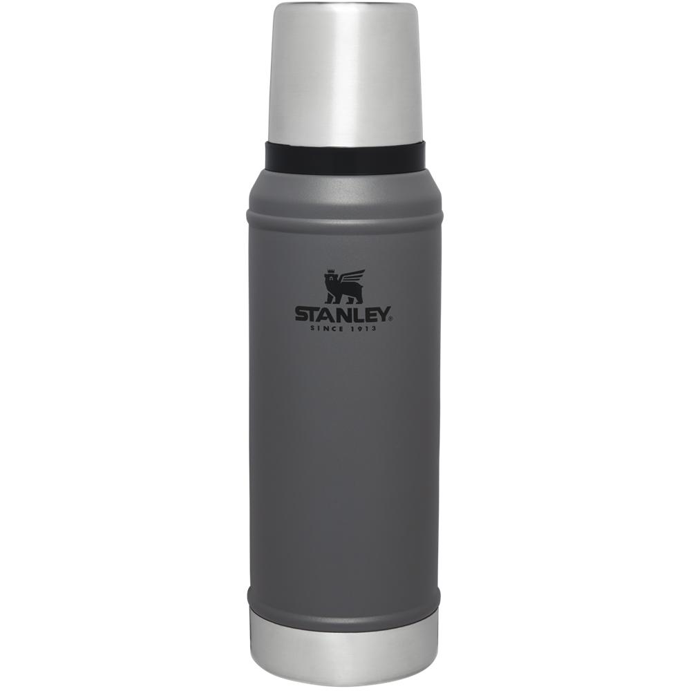 Charcoal Grey Stanley Classic Legendary Vacuum Insulated Bottle | 1.0 QT Vacuum Bottles | 41827UBGL