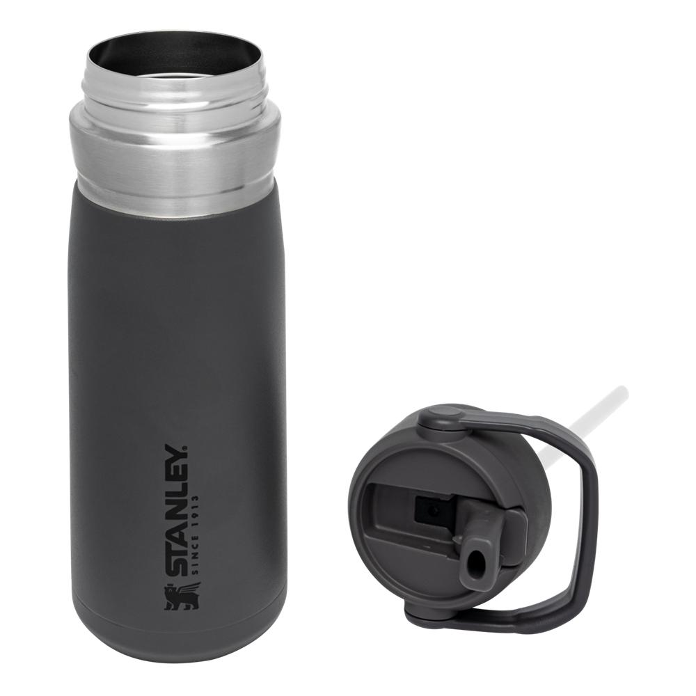 Charcoal Grey Stanley Go Flip Straw Water Bottle | 22 OZ | Insulated Bottle Water Bottles | 50623KXYB