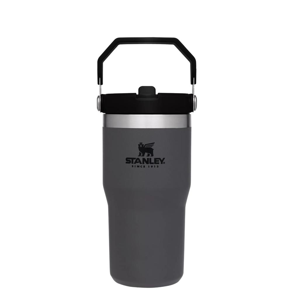 Charcoal Grey Stanley The IceFlow Flip Straw Tumbler | 20 OZ | Insulated Water Tumbler | Sta Water Bottles | 50386QBFM