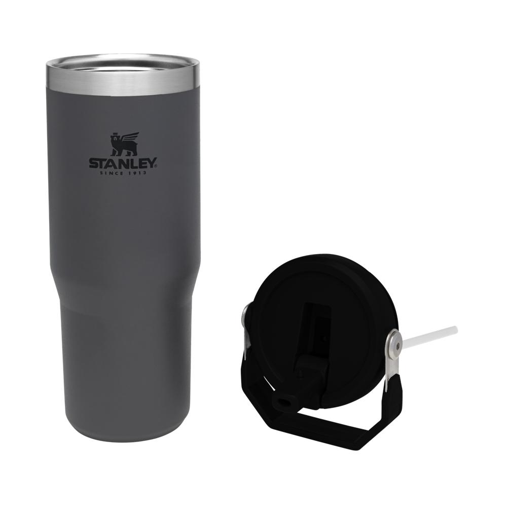 Charcoal Grey Stanley The IceFlow Flip Straw Tumbler | 30 OZ | Insulated Water Water Bottles | 18795UFIQ