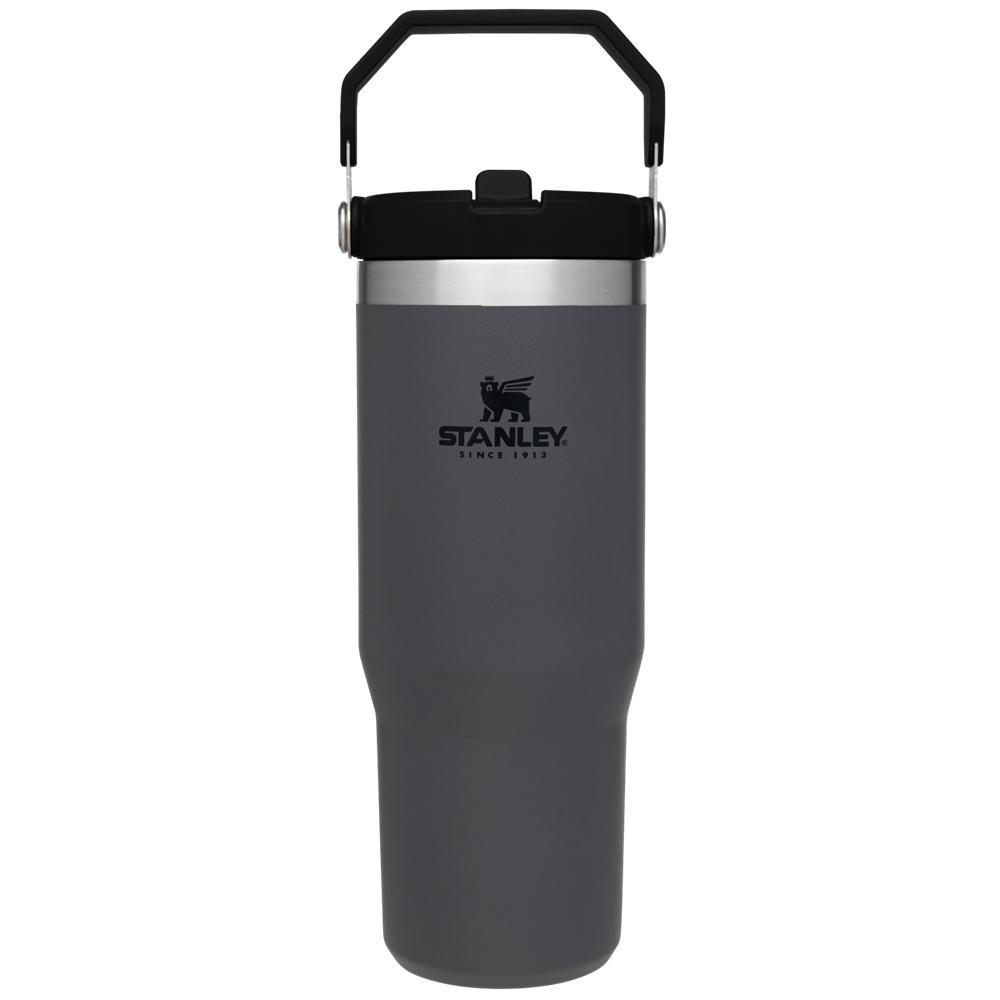 Charcoal Grey Stanley The IceFlow Flip Straw Tumbler | 30 OZ | Insulated Water Water Bottles | 18795UFIQ