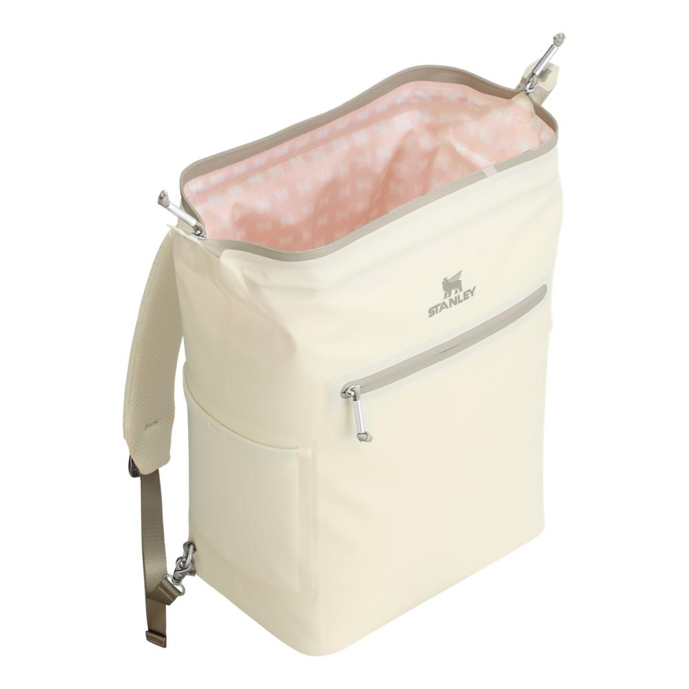 Cream White Stanley The All Day Madeleine Midi Cooler Backpack | 20 Can | 14.8 QT | 14.0 L Bags | 91037TEXM