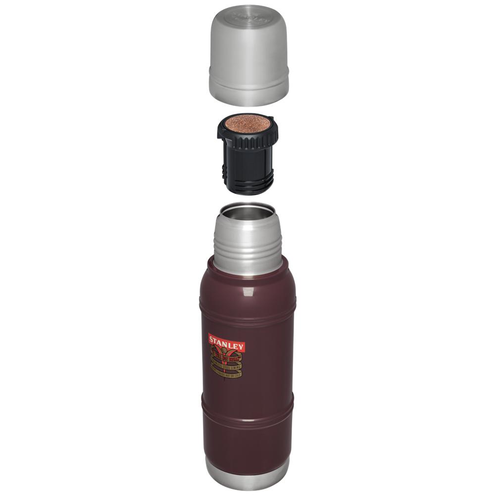 Dark Red Stanley The Milestones Thermal Bottle | 1.1 QT | Vacuum Sealed, Double Wall Vacuum Bottles | 40218MKVR