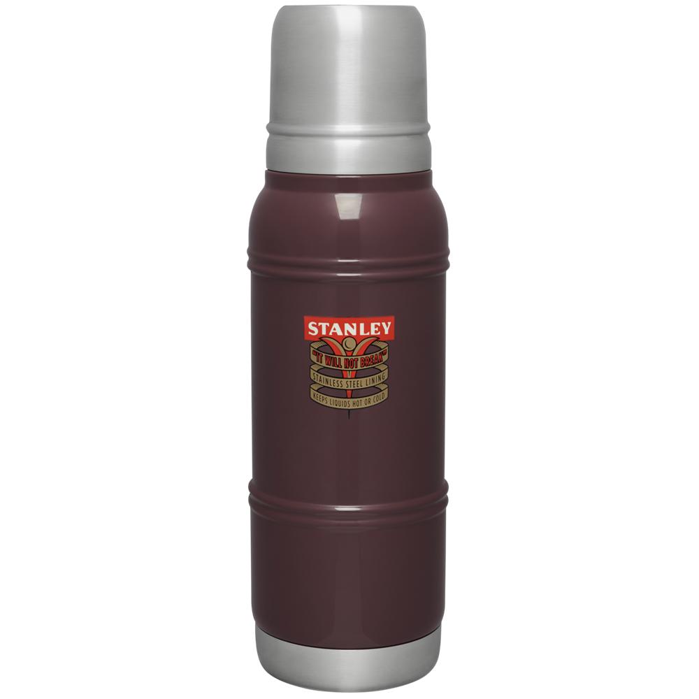 Dark Red Stanley The Milestones Thermal Bottle | 1.1 QT | Vacuum Sealed, Double Wall Vacuum Bottles | 40218MKVR