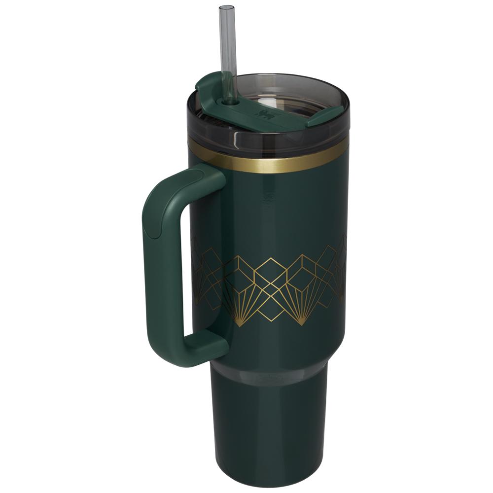 Darkgreen Stanley Deco Collection Quencher H2.0 FlowState™ | 40 OZ Tumbler | 23056MLVU