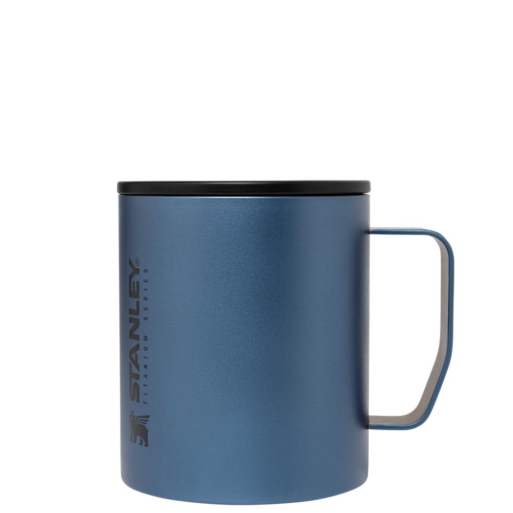 Deep Grey Stanley Titanium Camp | 12 OZ | Insulated Travel Tumbler Mugs | 03416MUOK