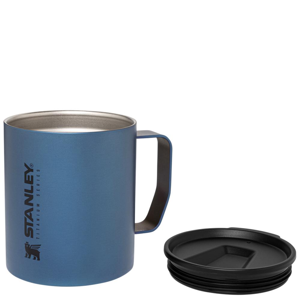 Deep Grey Stanley Titanium Camp | 12 OZ | Insulated Travel Tumbler Mugs | 03416MUOK