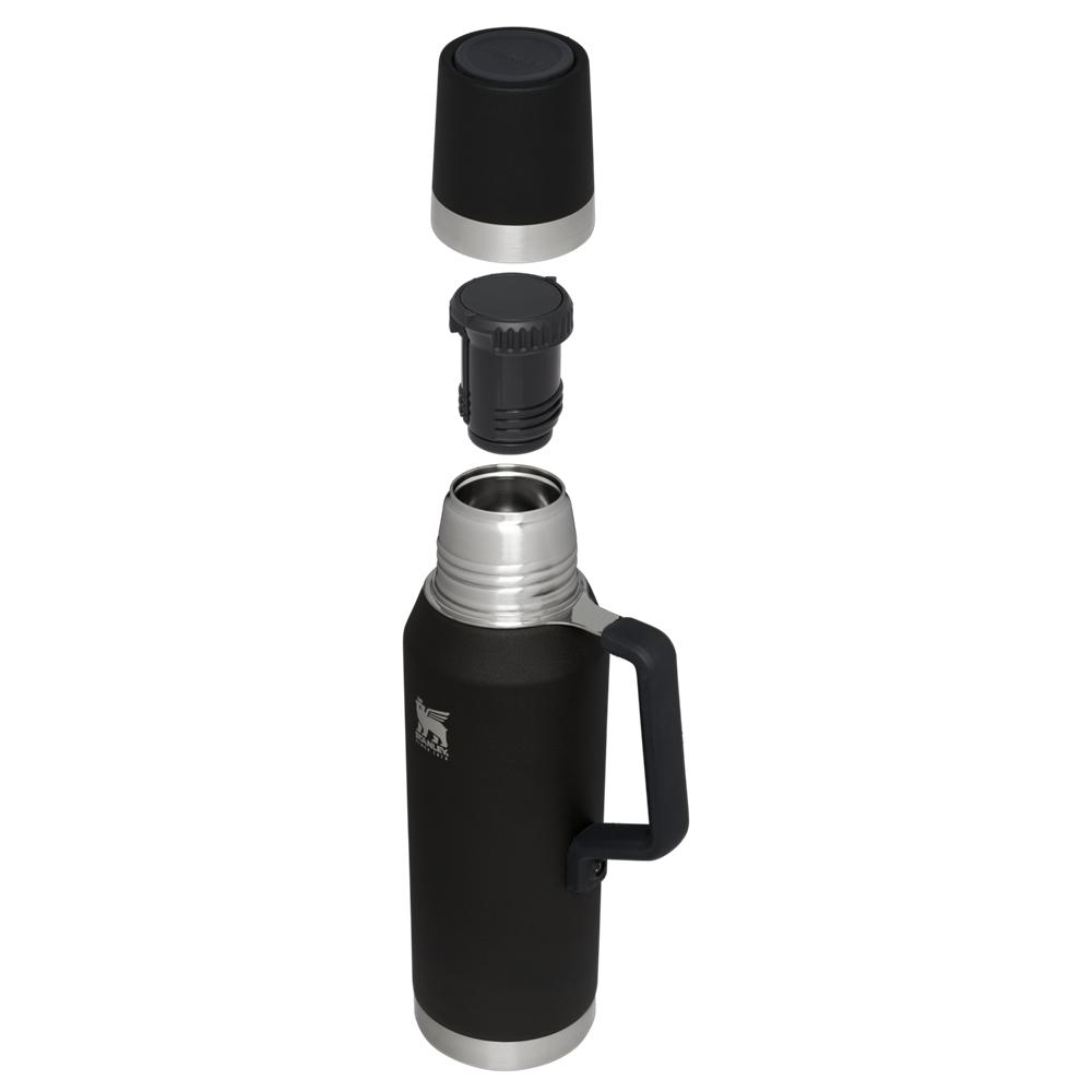 Foundry Black Stanley Forge Thermal Bottle | 1.4 QT Vacuum Bottles | 46830XZPV