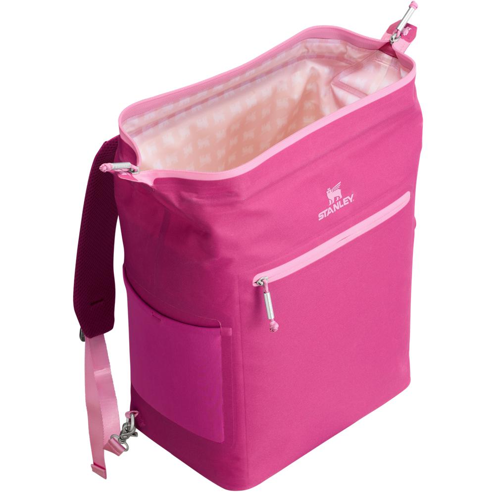 Fuchsia Stanley The All Day Madeleine Midi Cooler Backpack | 20 Can | 14.8 QT | 14.0 L Storage | 61384NAYX