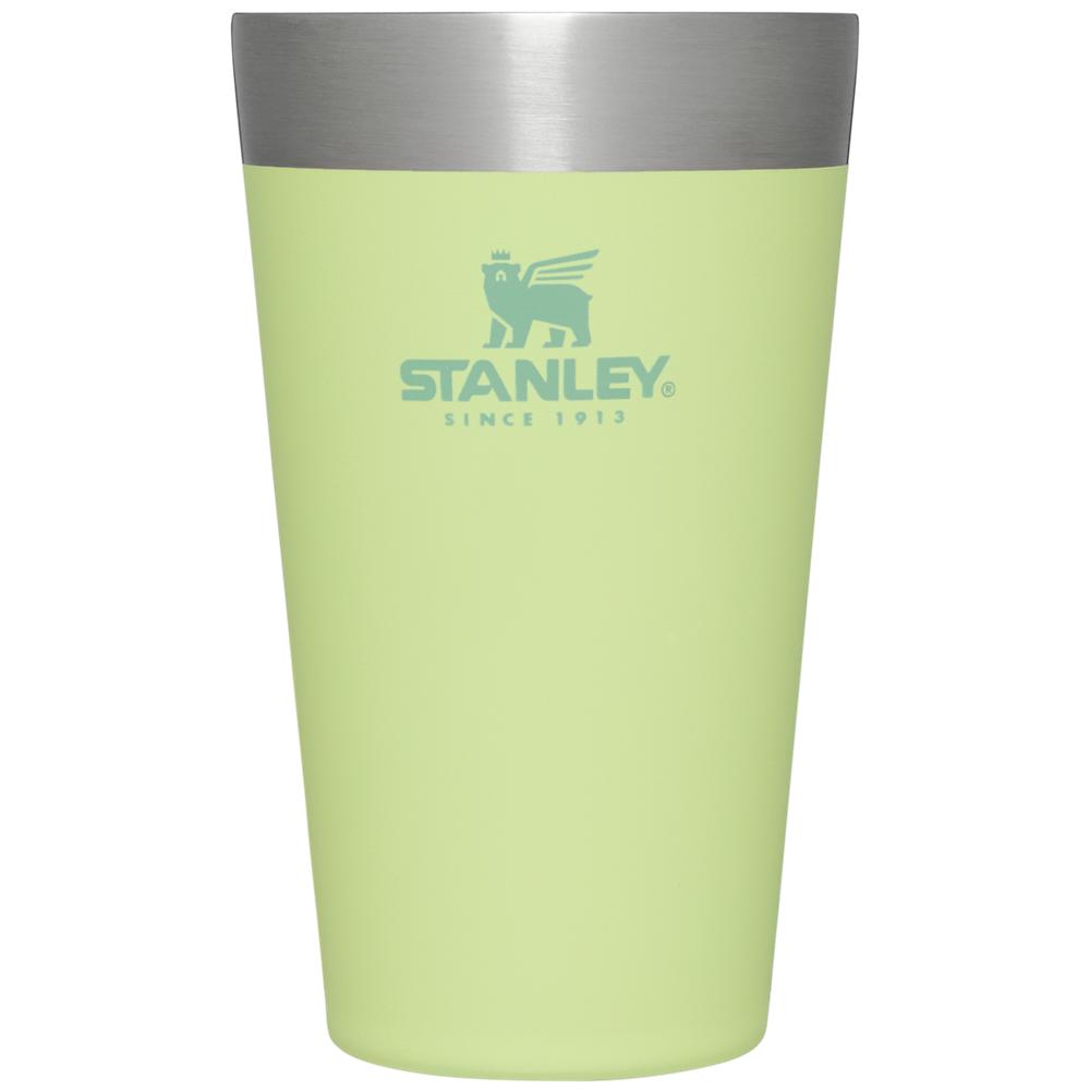 Green Stanley Adventure Stacking Stainless Steel Beer Pint | 16OZ Tumbler Water Bottles | 43021JQBW