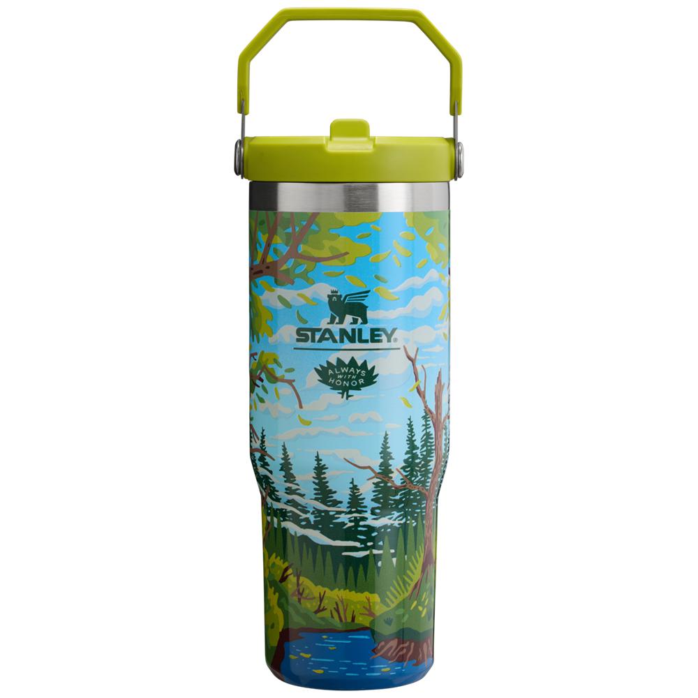 Green Stanley The Always With Honor IceFlow™ Flip Straw Tumbler | 30 OZ Water Bottles | 10236UYQC