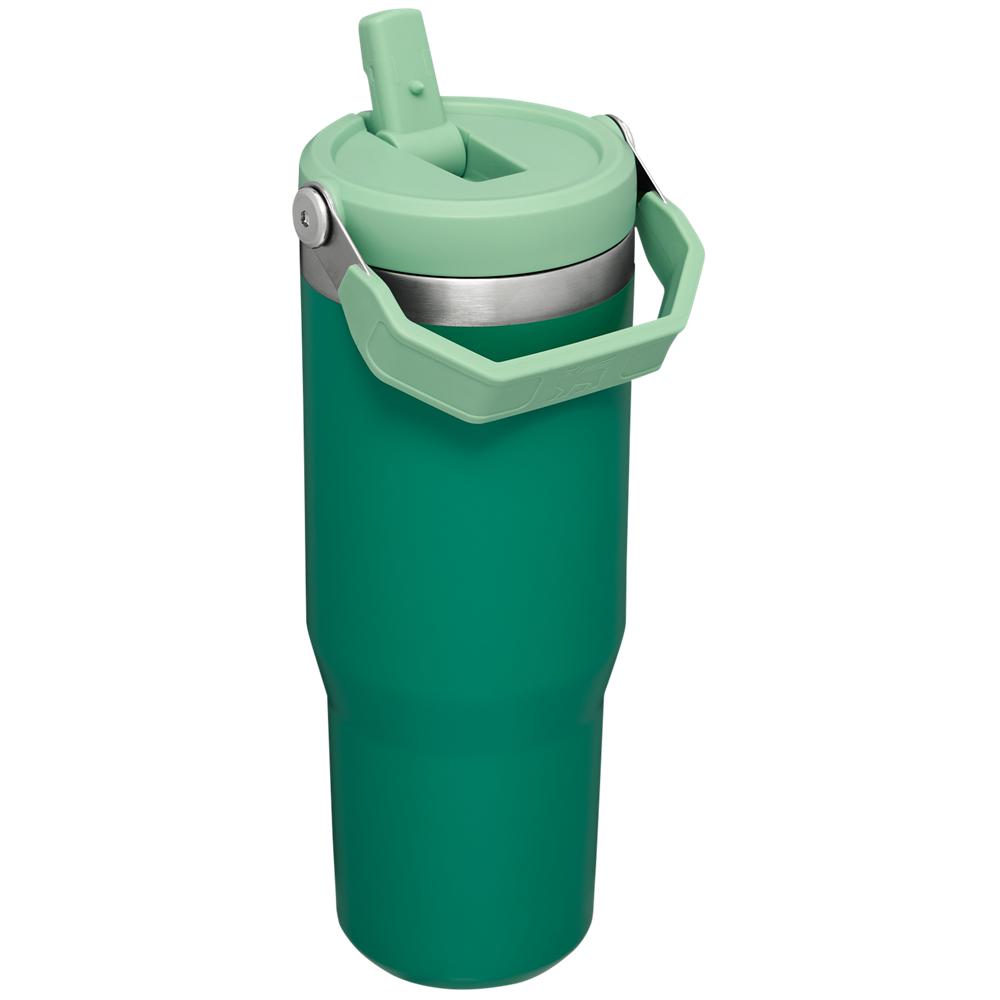 Green Stanley The IceFlow Flip Straw Tumbler | 30 OZ | Insulated Water Water Bottles | 34125DTCM