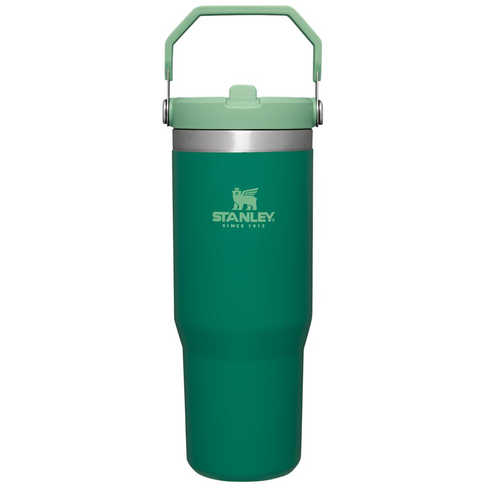 Green Stanley The IceFlow Flip Straw Tumbler | 30 OZ | Insulated Water Water Bottles | 34125DTCM