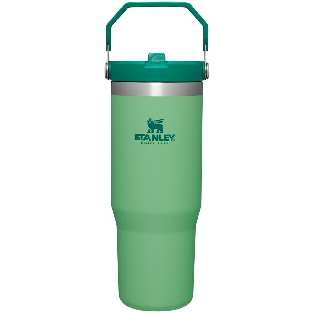 Green Stanley The IceFlow Flip Straw Tumbler | 30 OZ | Insulated Water Water Bottles | 49251LINY