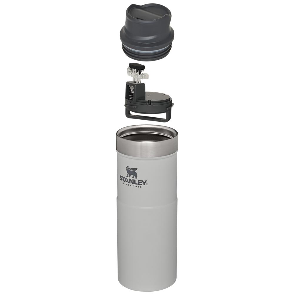 Grey Stanley Classic Trigger Action Travel Insulated Coffee Tumbler | 16 OZ Mugs | 15427WBNE