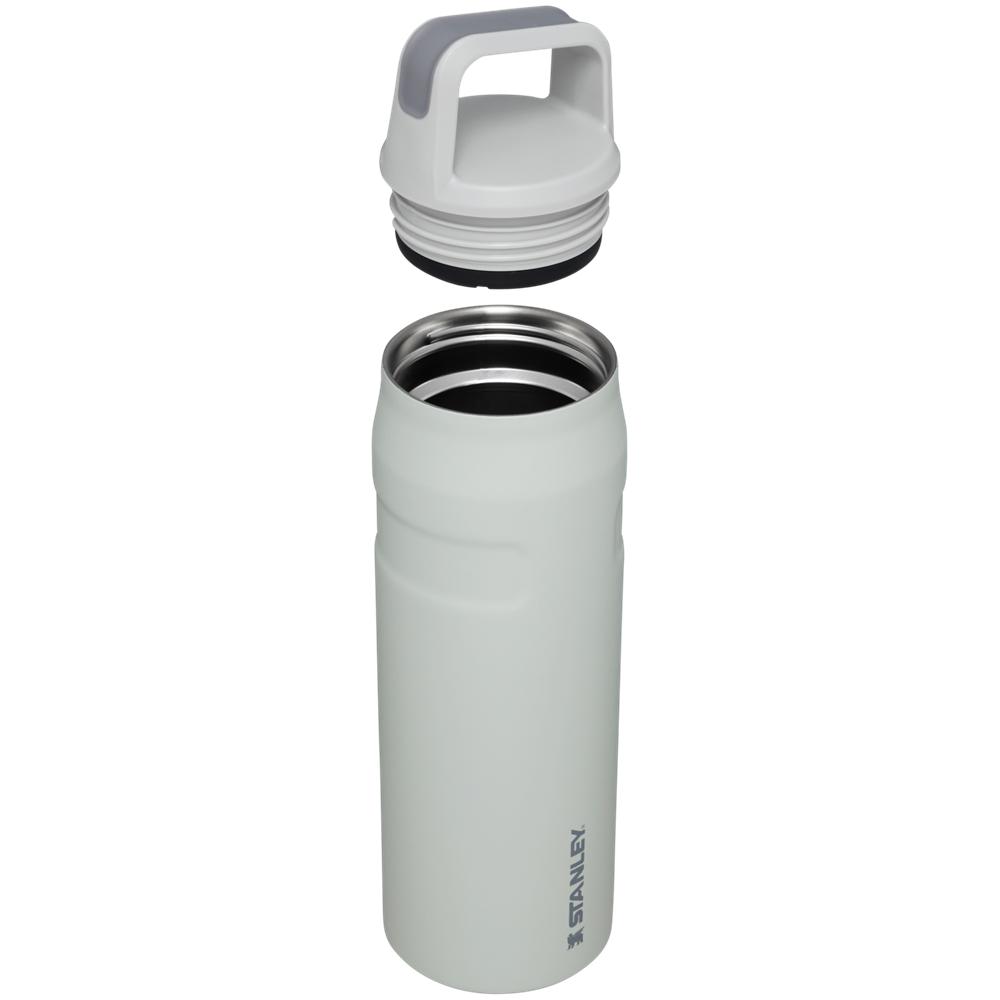 Grey Stanley IceFlow™ Bottle with Cap and Carry+ Lid | 24 OZ Water Bottles | 16980SMGX