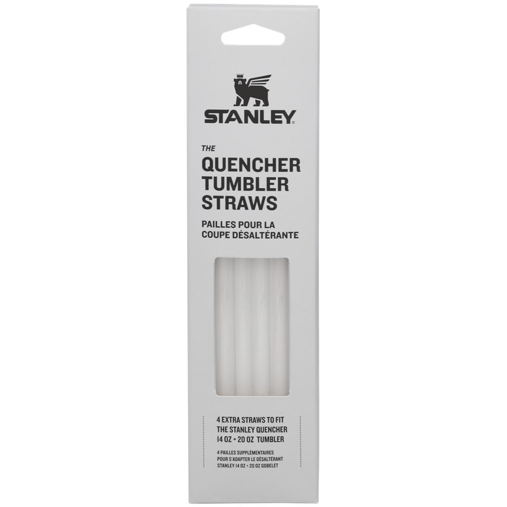 Grey Stanley Replacement Straw 4 Pack | 14 OZ to 20 OZ Quencher Tumbler Straws | 91837DOGF