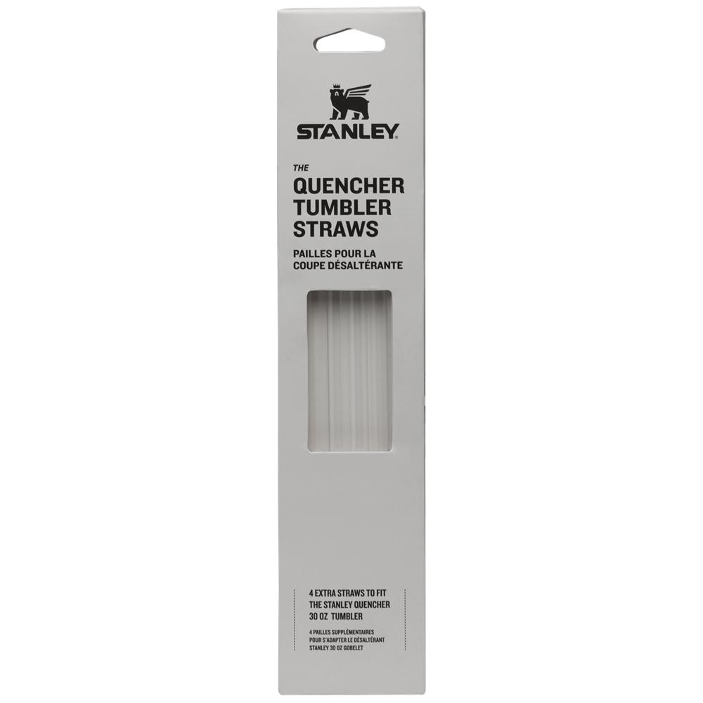 Grey Stanley Replacement Straw 4 Pack | 30 OZ Quencher Tumbler Straws | 30815IRYE