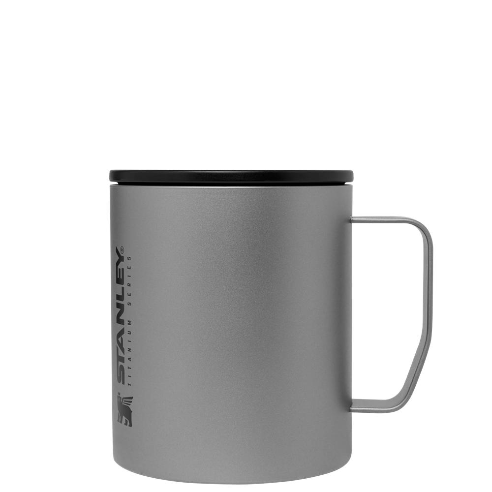 Grey Stanley Titanium Camp | 12 OZ | Insulated Travel Tumbler Mugs | 83107ZWNS