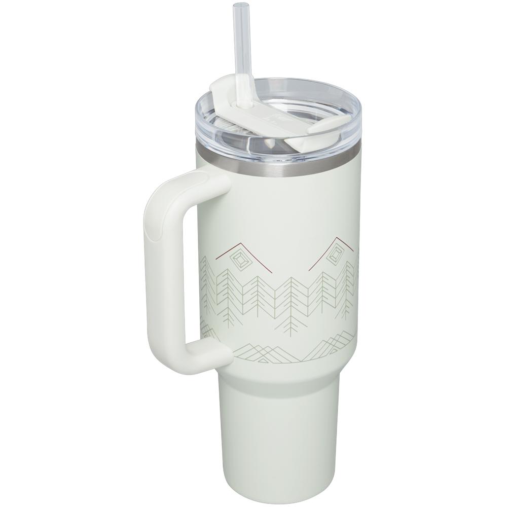 Grey Stanley Winterscape Quencher H2.0 FlowState™ | 40 OZ Tumbler | 65403ZGDR