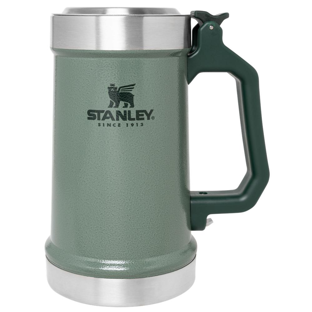 Hammertone Green Stanley Classic Bottle Opener Beer Stein | 24OZ Mug Water Bottles | 24970KSLP