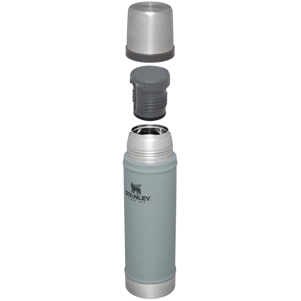 Hammertone Silver Stanley Classic Legendary Vacuum Insulated Water Bottle | 20 OZ Vacuum Bottles | 18927KQTS