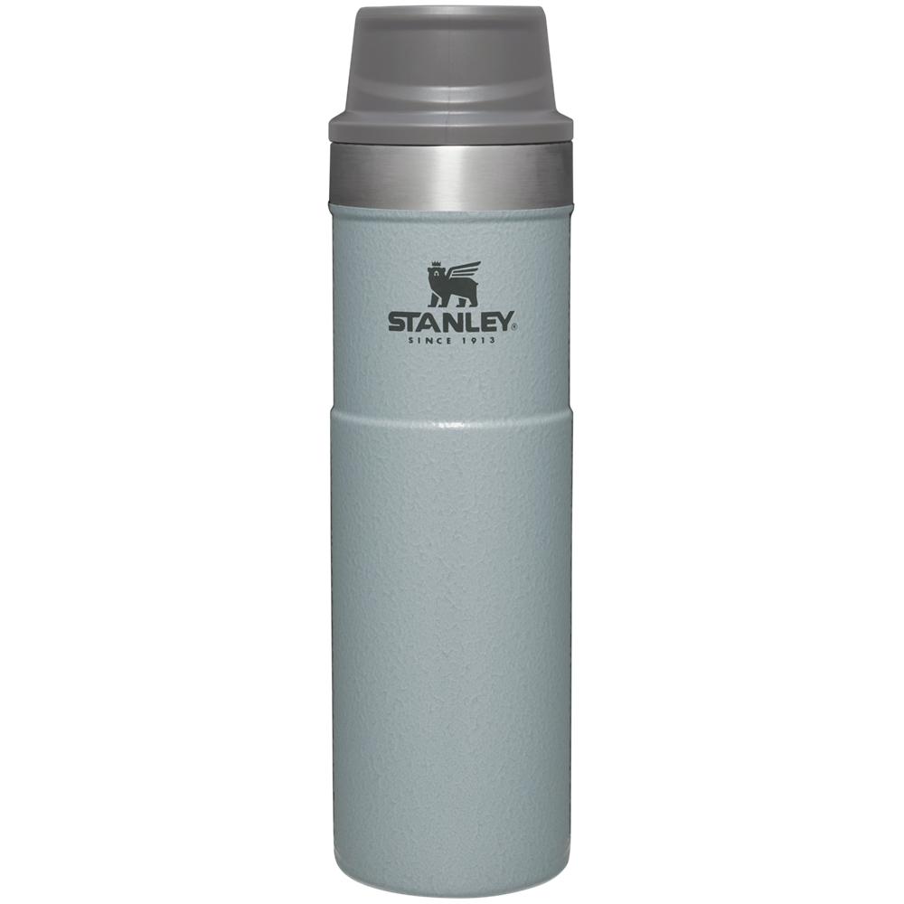 Hammertone Silver Stanley Classic Trigger Action Travel Insulated Coffee Tumbler | 20 OZ Mugs | 24597RJEH