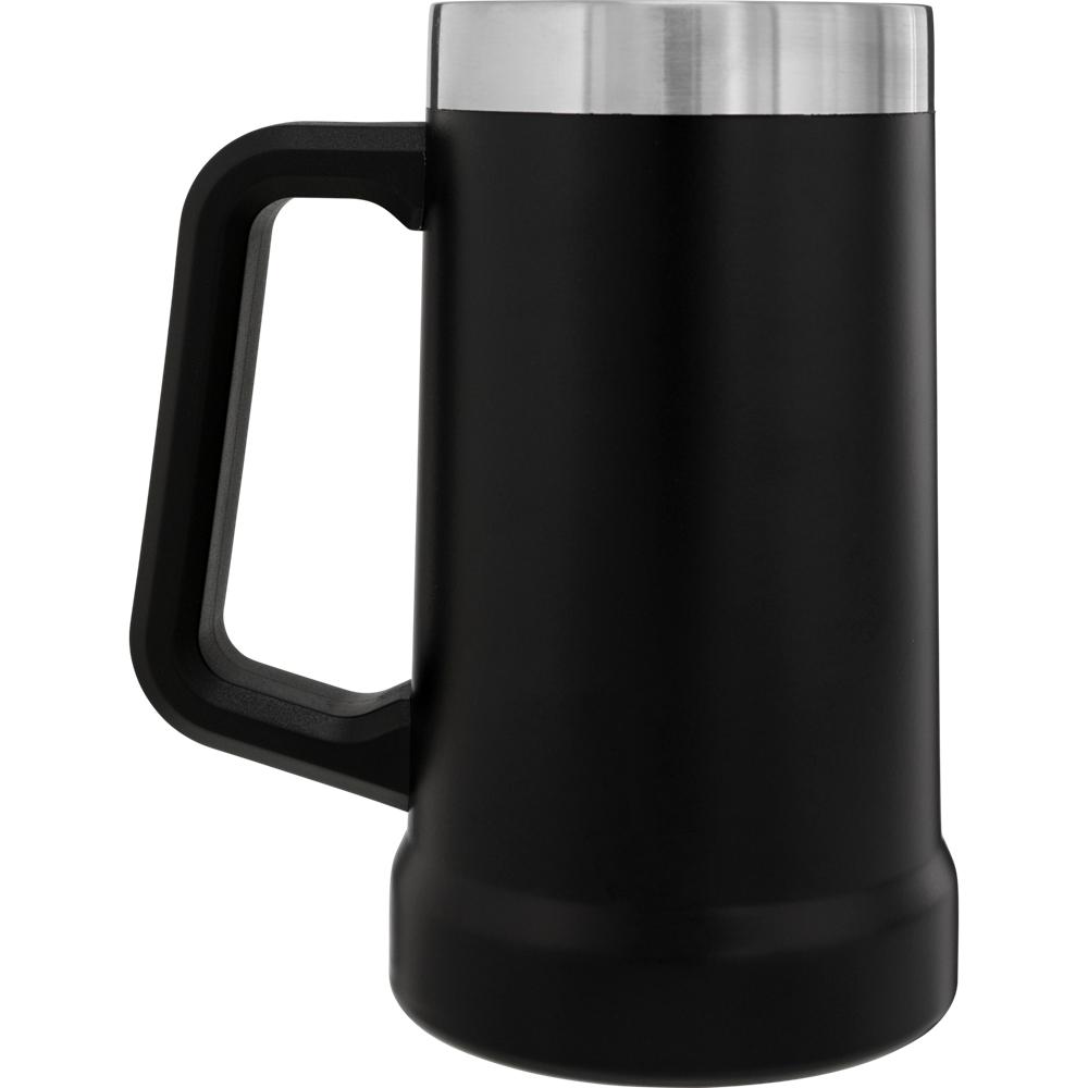 Matte Black Stanley Adventure Big Grip Beer Stein | 24OZ Mugs Water Bottles | 41537JGTO