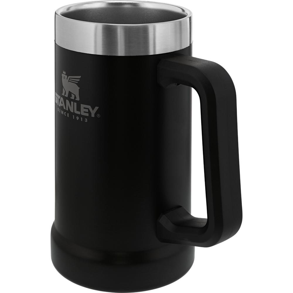 Matte Black Stanley Adventure Big Grip Beer Stein | 24OZ Mugs Water Bottles | 41537JGTO