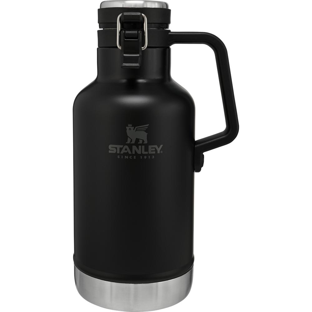 Matte Black Stanley Classic Easy-Pour Insulated Beer Growler | 64 OZ Water Bottles | 74326YZAC