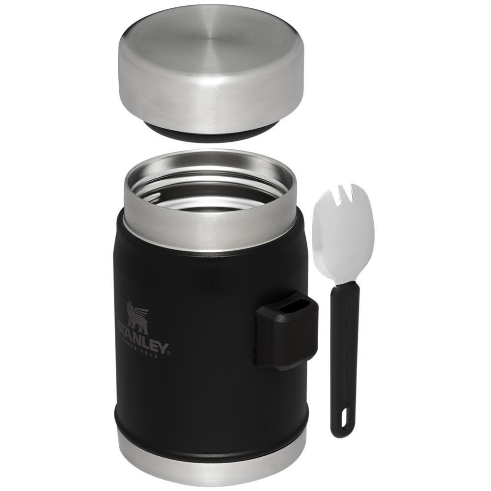 Matte Black Stanley Classic Legendary Insulated + Spork | 14 OZ Food Jars | 03917HPEG