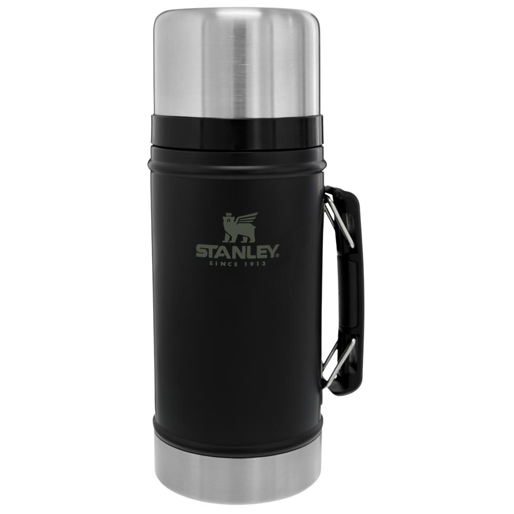 Matte Black Stanley Classic Legendary Insulated + Storage | 1 QT Food Jars | 27603NQGY