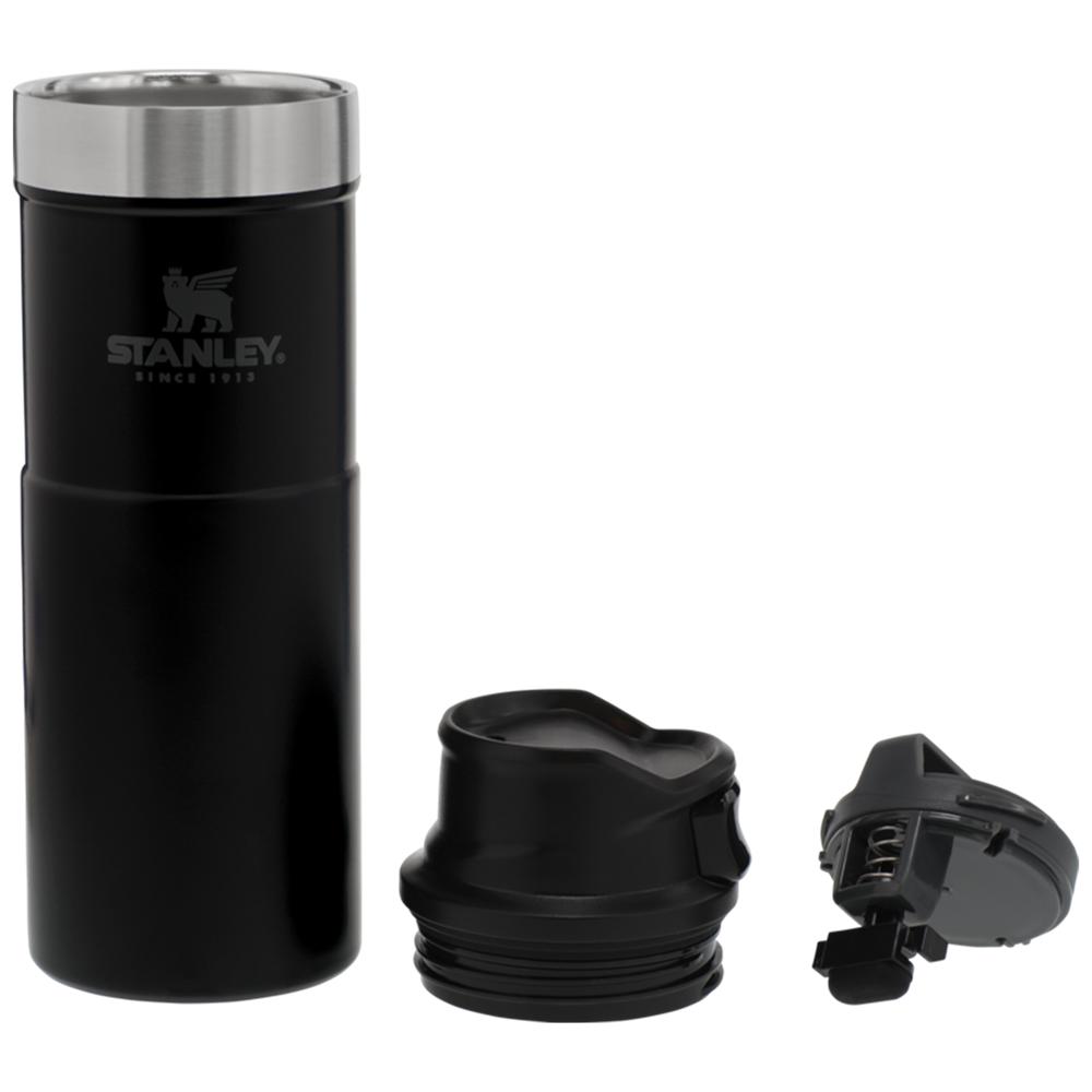 Matte Black Stanley Classic Trigger Action Travel Insulated Coffee Tumbler | 16 OZ Mugs | 27086JPGM