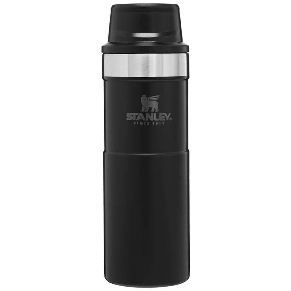 Matte Black Stanley Classic Trigger Action Travel Insulated Coffee Tumbler | 16 OZ Mugs | 27086JPGM