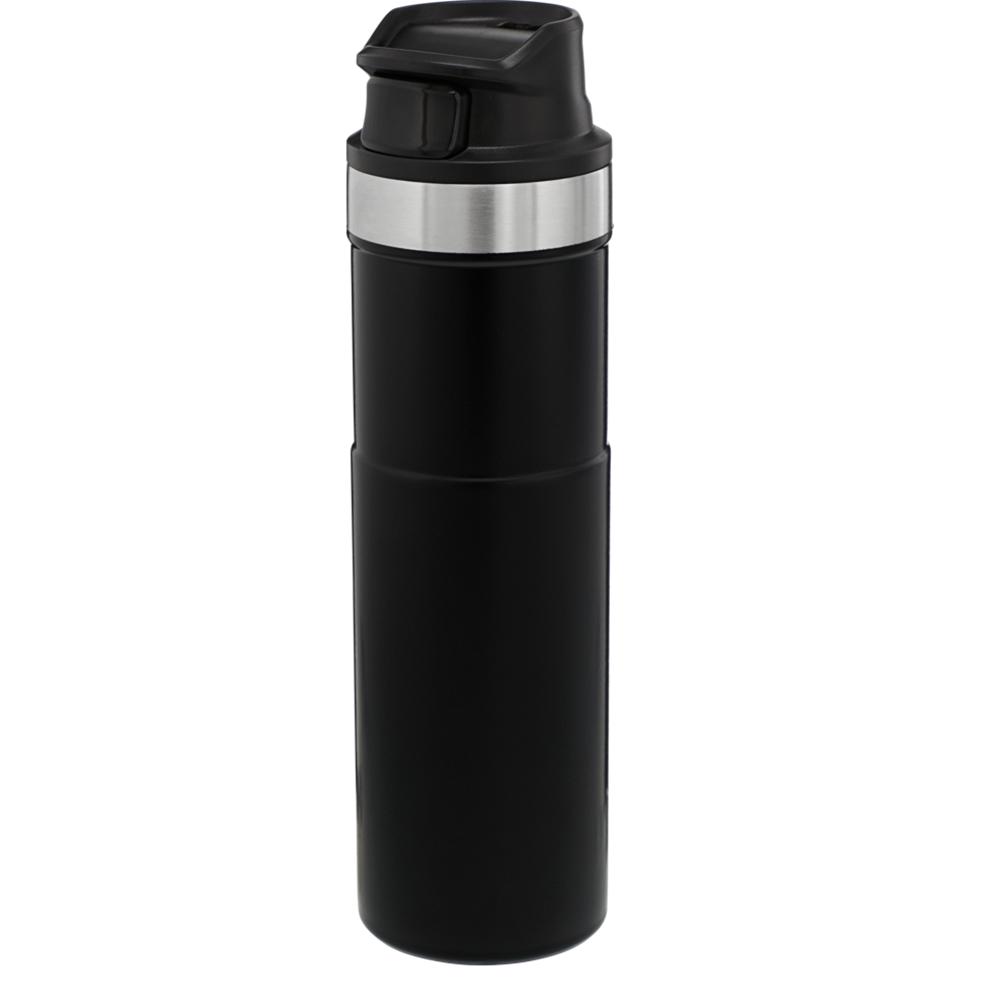 Matte Black Stanley Classic Trigger Action Travel Insulated Coffee Tumbler | 20 OZ Mugs | 53764PMUL