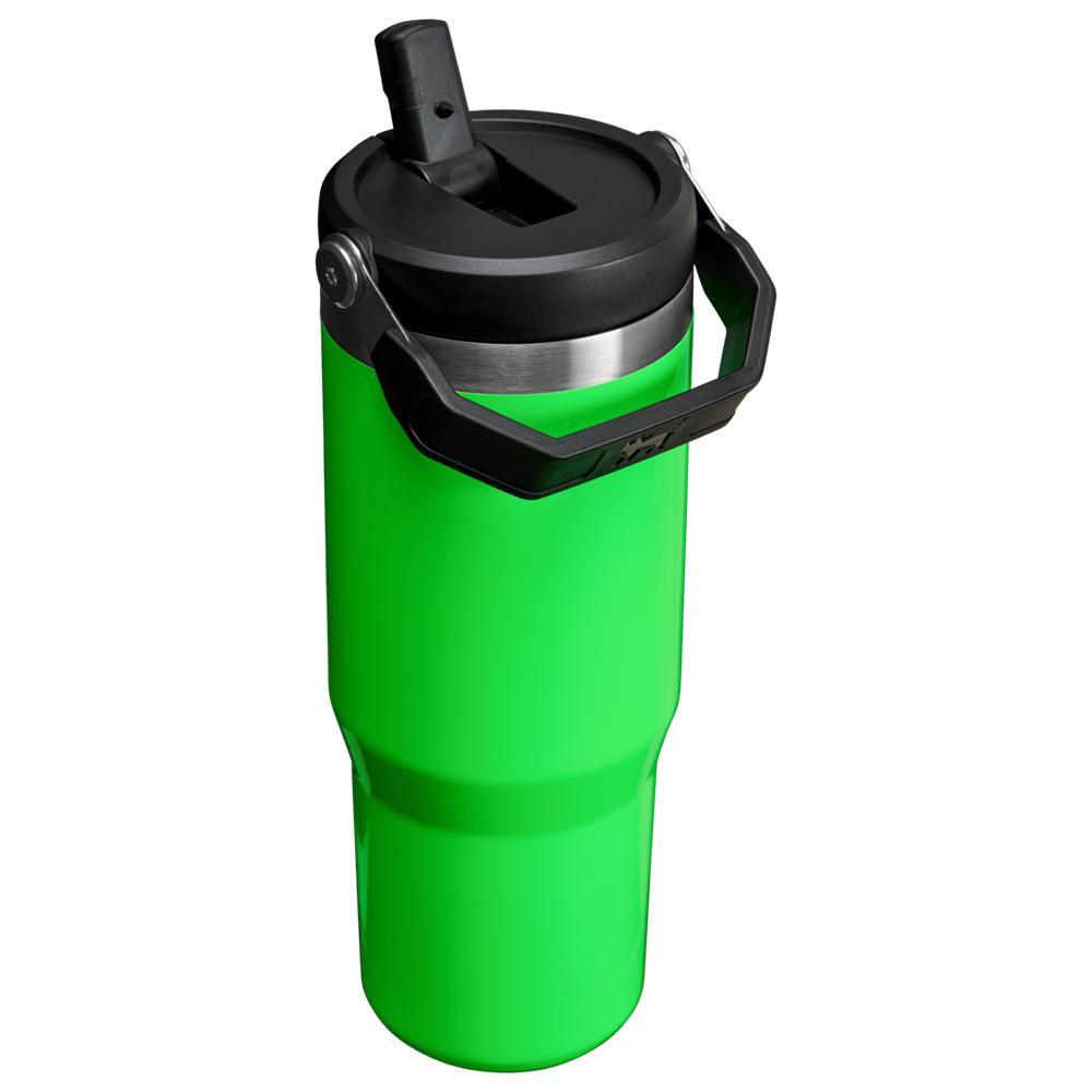 Neon Green Stanley The Neon IceFlow™ Flip Straw Tumbler | 30 OZ Water Bottles | 61325WEDK