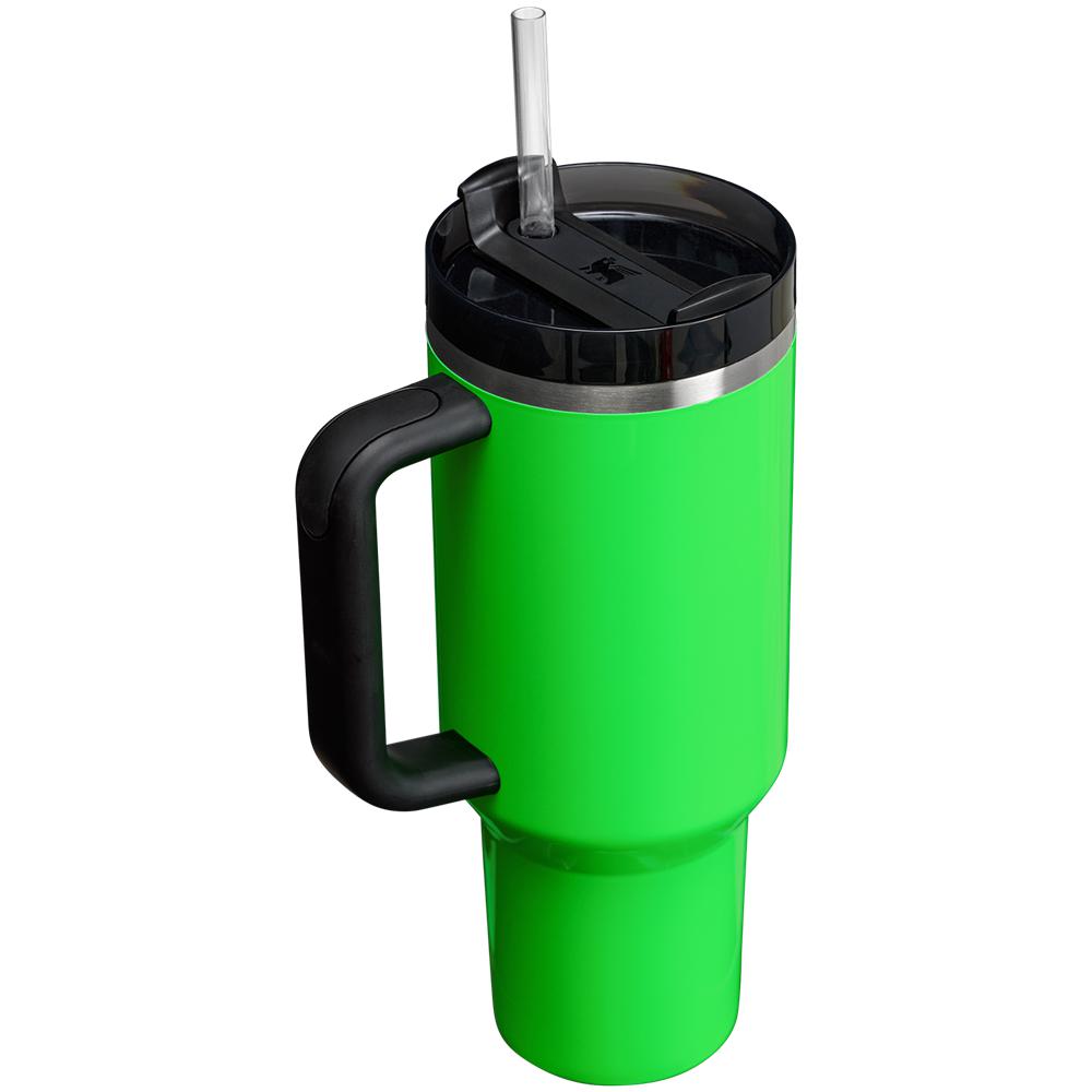 Neon Green Stanley The Neon Quencher H2.0 FlowState™ | 40 OZ Tumbler | 05317IHVC