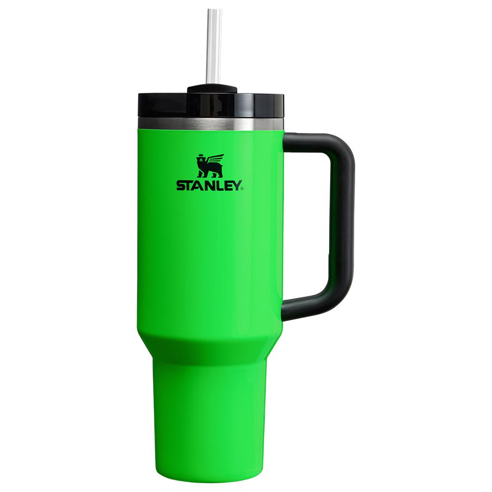 Neon Green Stanley The Neon Quencher H2.0 FlowState™ | 40 OZ Tumbler | 05317IHVC