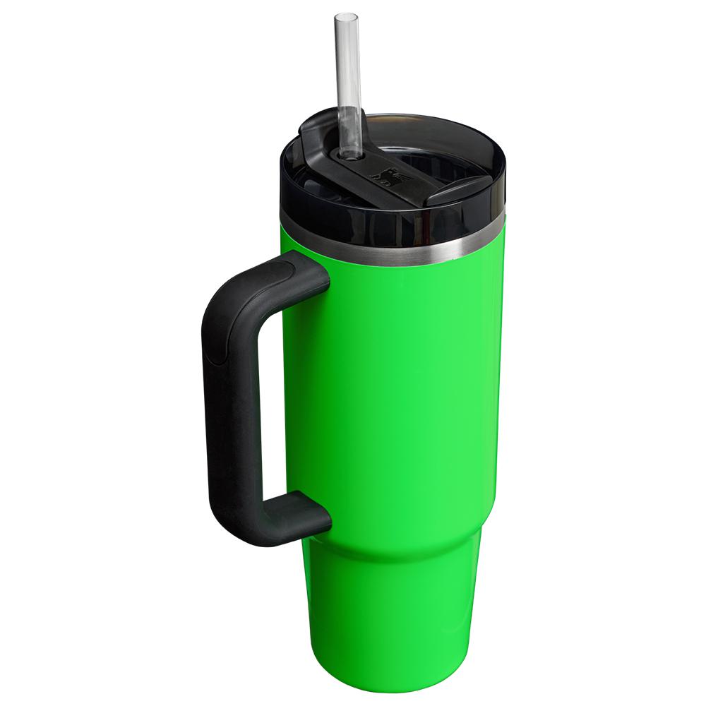 Neon Green Stanley The Neon Quencher H2.0 FlowState™ Tumbler | 30 OZ Water Bottles | 56278QBRJ