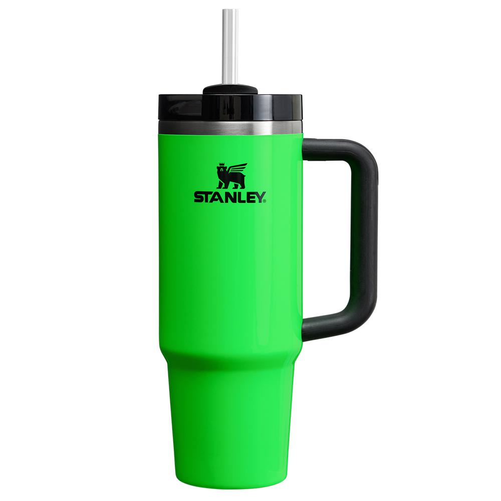 Neon Green Stanley The Neon Quencher H2.0 FlowState™ Tumbler | 30 OZ Water Bottles | 56278QBRJ