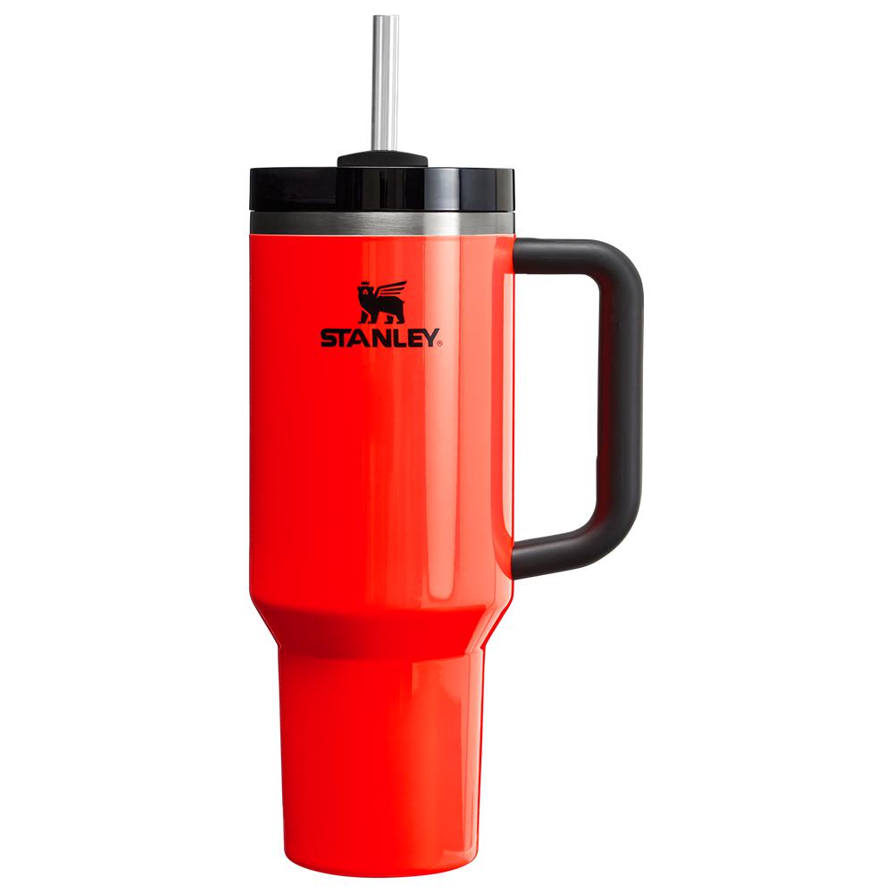 Neon Orange Stanley The Neon Quencher H2.0 FlowState™ Tumbler | 40 OZ Water Bottles | 93768XDZG