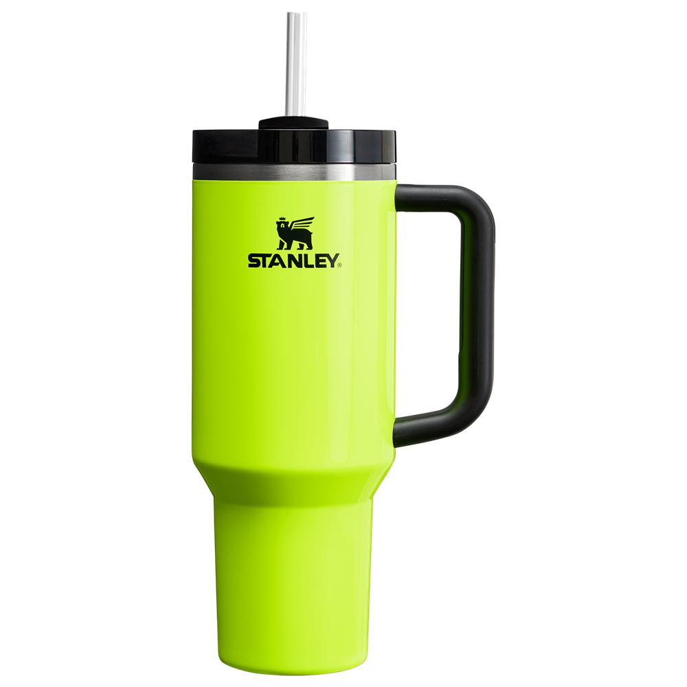 Neon Yellow Stanley The Neon Quencher H2.0 FlowState™ | 40 OZ Tumbler | 93254AMNB