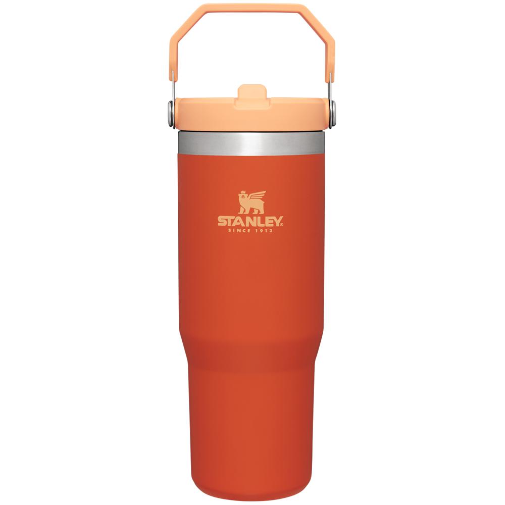 Orange Stanley The IceFlow Flip Straw | 30 OZ | Insulated Water Tumbler | 81043TGJX