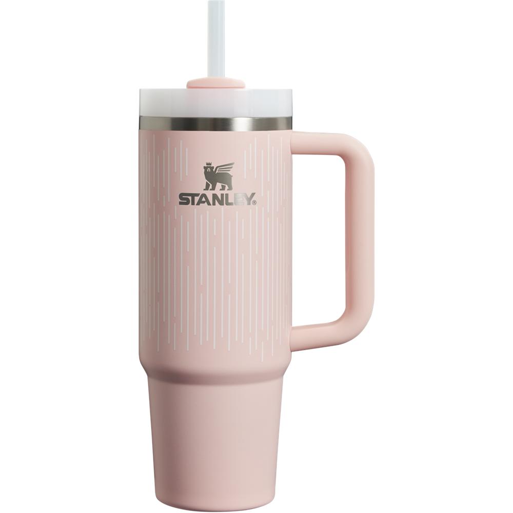 Pink Stanley The Clean Slate Soft Rain Quencher H2.0 FlowState™ Tumbler | 40 OZ Water Bottles | 19473PLIC