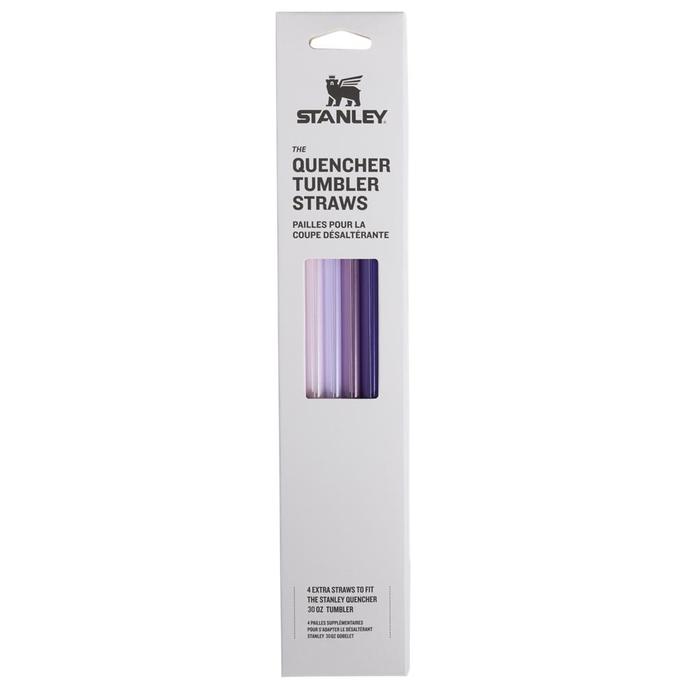 Purple Stanley Replacement Straw 4 Pack | 30 OZ Quencher Tumbler Straws | 70239YPKQ