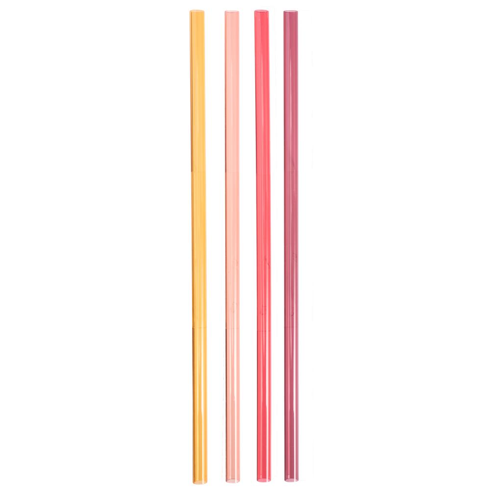 Red/Orange Multi Pack Stanley Replacement Straw 4 Pack | 40 OZ Quencher Tumbler Straws | 21547SHZO