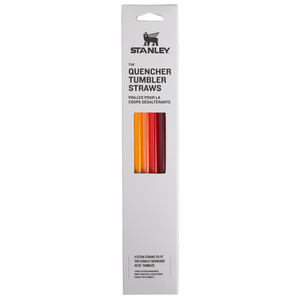 Red/Orange Multi Pack Stanley Replacement Straw 4 Pack | 40 OZ Quencher Tumbler Straws | 21547SHZO